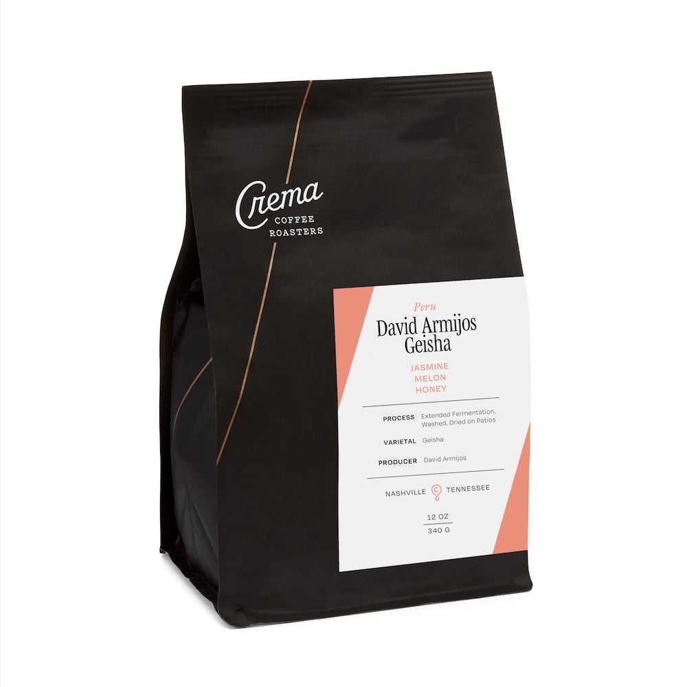David Armijos Geisha, Peru (retail bag) — Crema Coffee Roasters