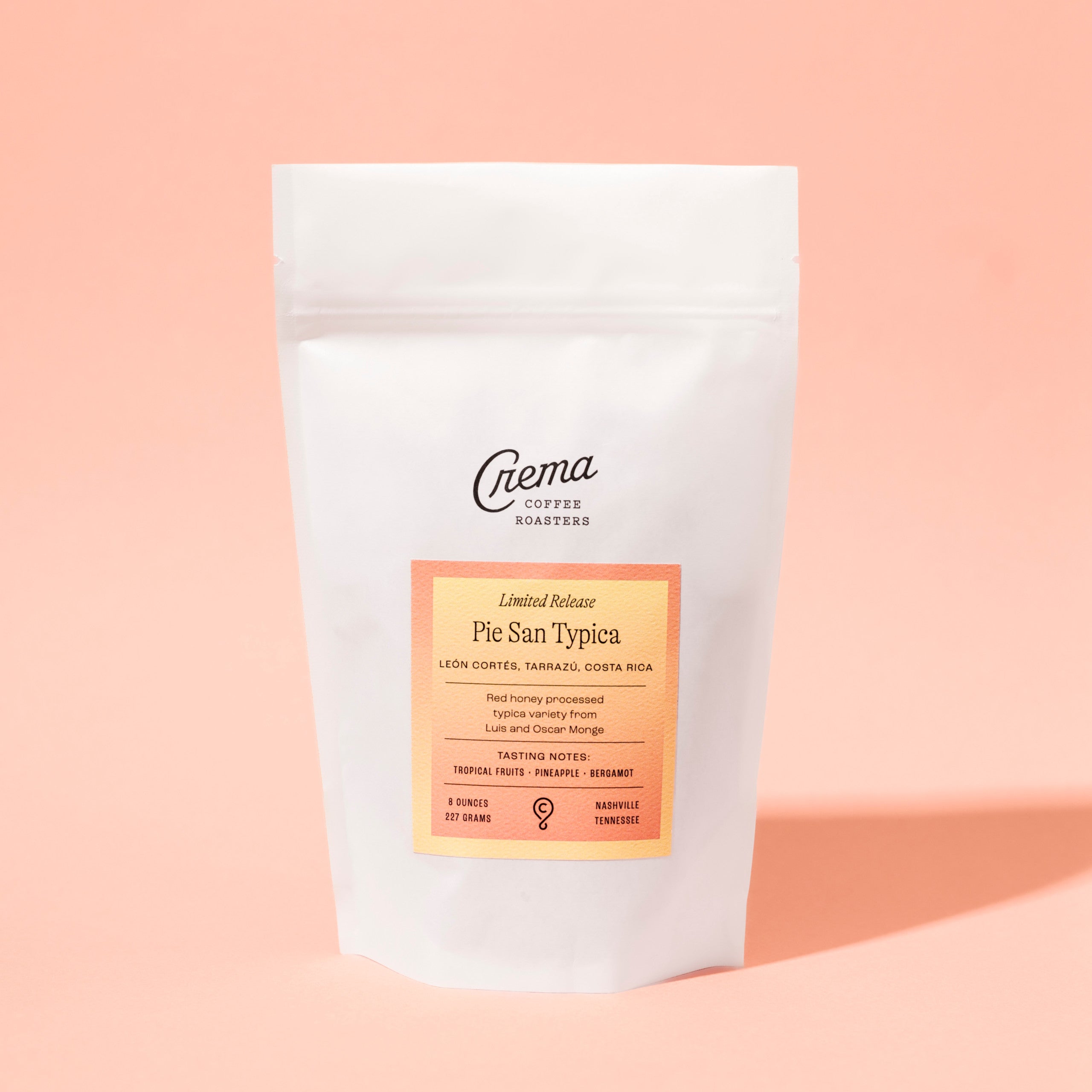 Pie San Typica, Costa Rica (retail bag) — Crema Coffee Roasters