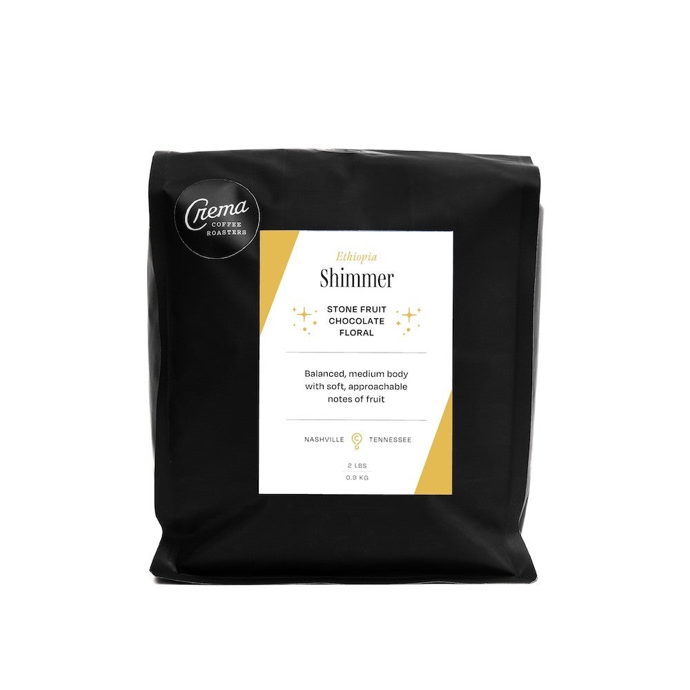 2# Bag Shimmer Retail — Crema Coffee Roasters