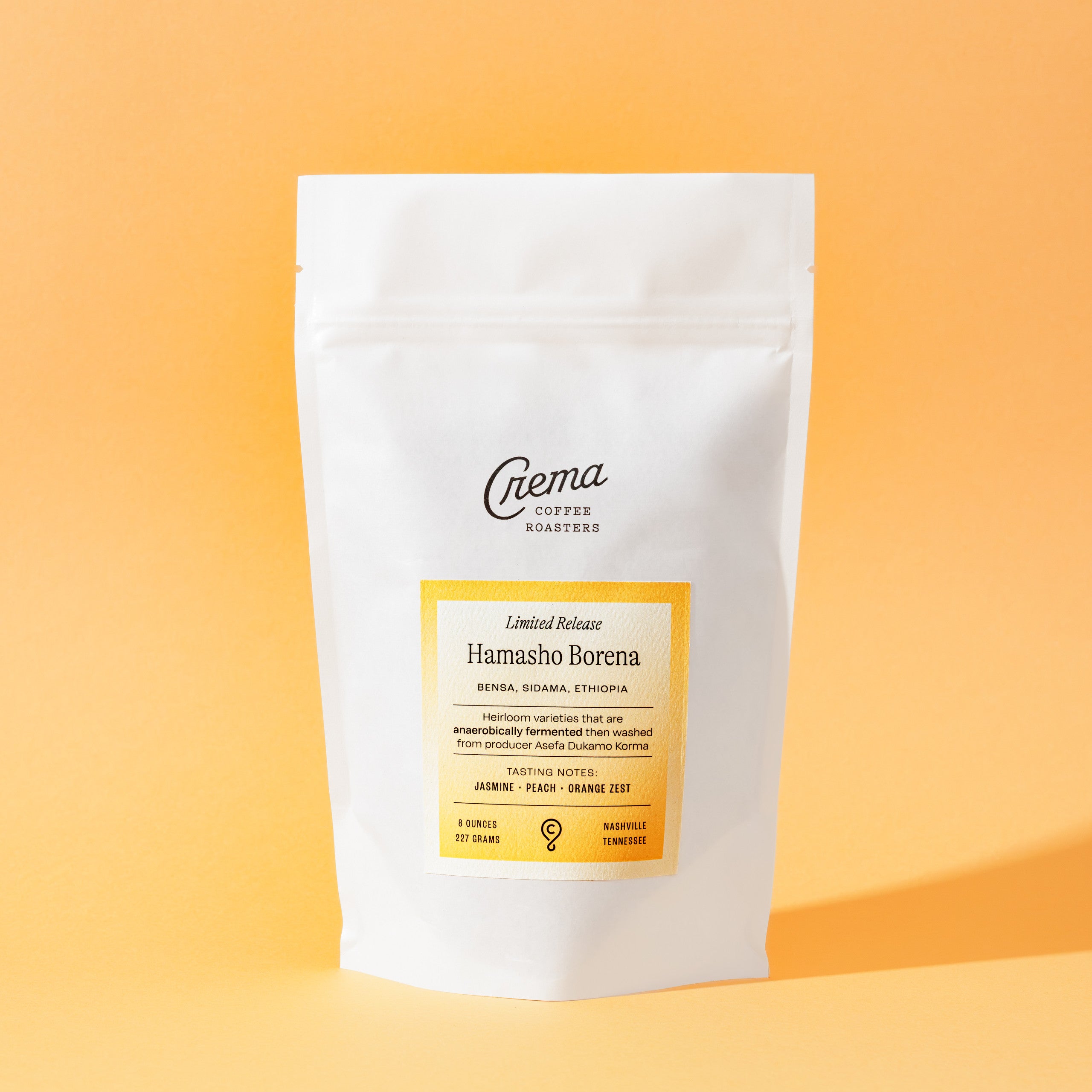 Hamasho Borena, Ethiopia (retail bag) — Crema Coffee Roasters